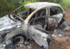 Carro usado na execução de empresário paraguaio é encontrado queimado