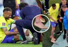 Neymar realiza exames em hospital para avaliar lesão