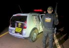 Carros carregados com cigarros e defensivos agrícolas colidem e são apreendidos