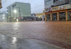 Chuva intensa atinge Concórdia e rio transborda