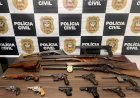Polícia prende ‘matador de aluguel’ por assassinato em mercado de SC; 16 armas são apreendidas