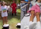 Influenciadores têm queimaduras e são socorridos após ficarem com pés imersos em gelo com sal para reality