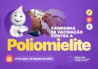 Secretaria da Saúde realiza Campanha de Vacinação contra a poliomielite até o dia 14 de junho