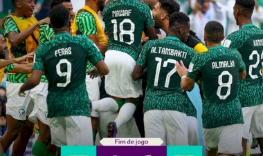 Arábia Saudita bate Argentina de Messi em 1ª zebra da Copa do Catar