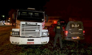 BR-267: DOF recupera carreta de proprietário mantido em cativeiro 