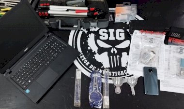 Trio é preso por furto, receptação e tráfico de drogas em cidade de MS