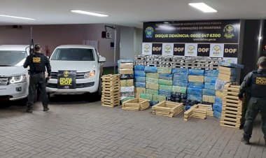 Polícia apreende quase 2 toneladas de droga e homem é preso