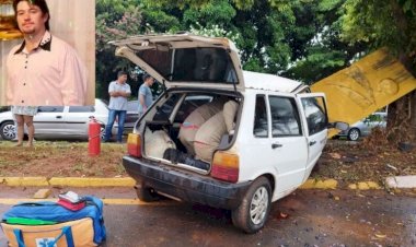 Empresário morre ao bater carro contra estrutura de concreto