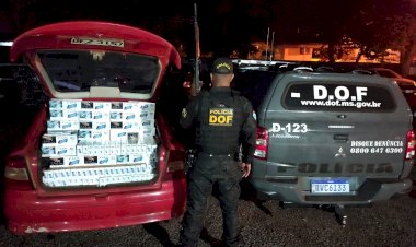 DOF apreende R$ 55 mil em pacotes de cigarros contrabandeados 