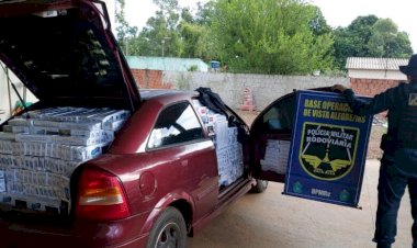 Polícia apreende veículos com R$ 122,7 mil em produtos contrabandeados do PY