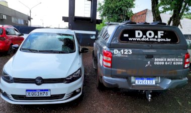 Veículo roubado no DF é recuperado pelo DOF