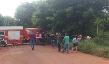 Vítimas fatais que estavam no carro que caiu em córrego são identificadas