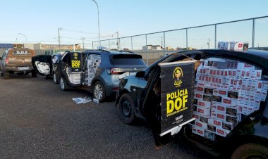Polícia apreende mais de R$ 630 mil em cigarros contrabandeados do Paraguai