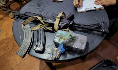 Senad prende 2 e apreende metralhadora de uso militar, munições e drogas
