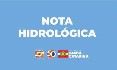 Nota Hidrológica: Defesa Civil alerta para risco de inundação no Alto Vale