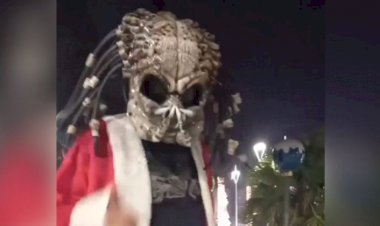 Predador se ‘camufla’ de Papai Noel e invade Centro Histórico de São José