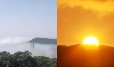 Nevoeiros antecedem calorão, sensação de abafamento e temporais isolados em Santa Catarina