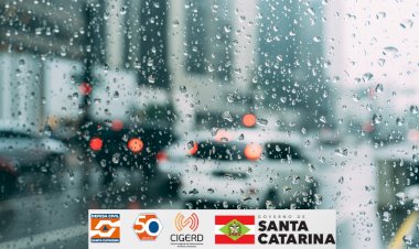 Santa Catarina tem previsão de chuva persistente e volumosa até domingo