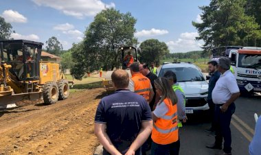 Estado dá início às obras de melhorias da SC-477 no Planalto Norte