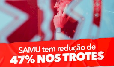 SAMU de Santa Catarina tem redução de 47% no número de trotes no segundo semestre de 2023