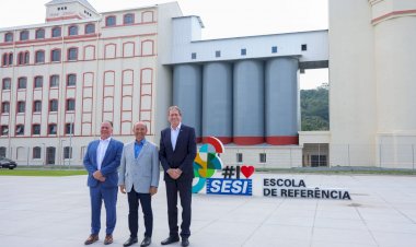 Governador participa da inauguração da maior Escola Sesi do Brasil, em Joinville