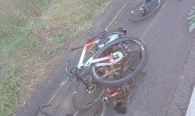 Van atropela 15 ciclistas em Paraopeba; dois estão em estado grave