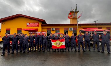 Governo catarinense envia novas equipes do Corpo de Bombeiros Militar para o Rio Grande do Sul