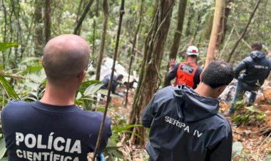 Polícia Científica trabalha na investigação das causas de acidente com aeronave em SC