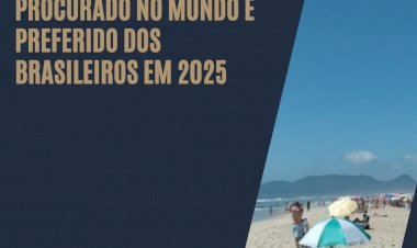 Florianópolis é o 4º destino mais procurado no mundo e preferido dos brasileiros em 2025