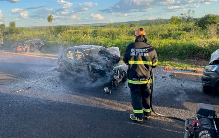 Morto em acidente grave na MS-384 é identificado; vítima morava em Jardim