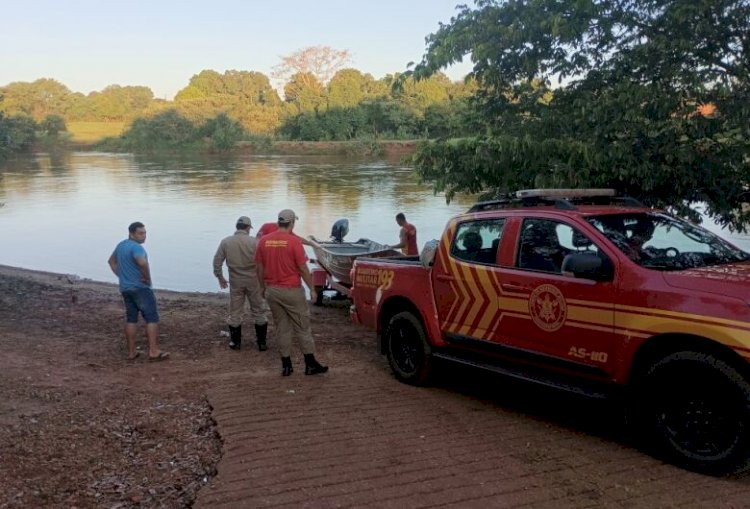 Bombeiros encontraram corpo de jovem desaparecido no Rio Dourados