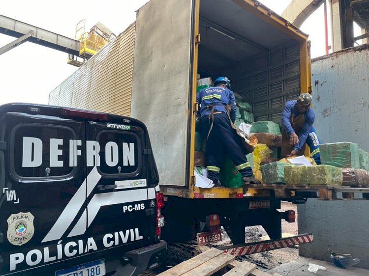 Defron incinera quase 14 toneladas de drogas