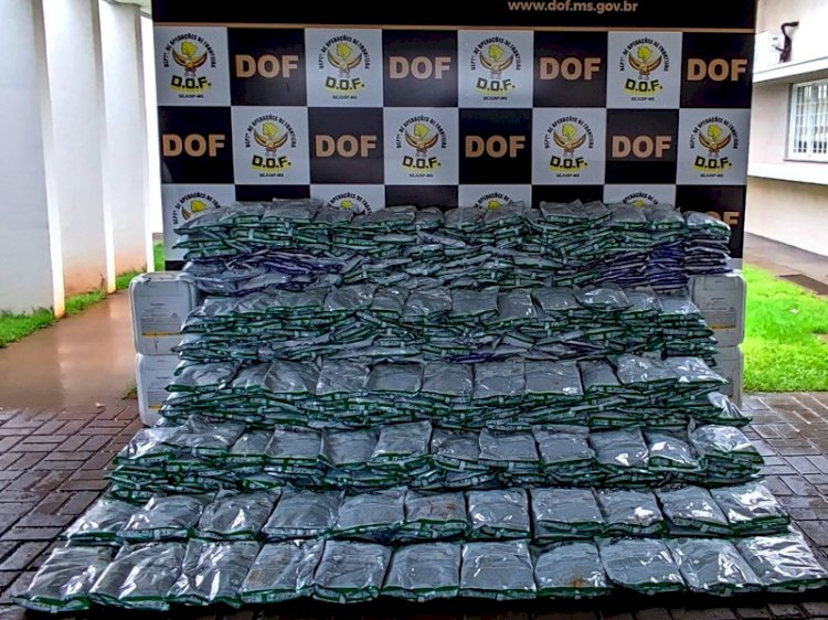 Polícia apreende 750 quilos de defensivos agrícolas contrabandeados em Dourados