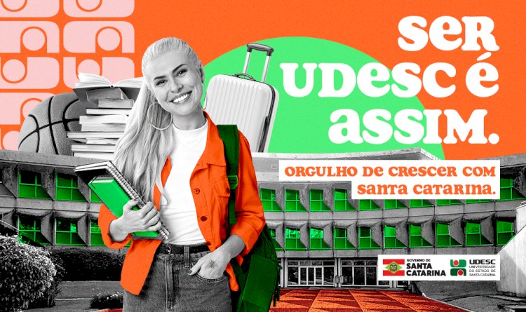 Campanha institucional da Udesc destaca identidade e ações da universidade