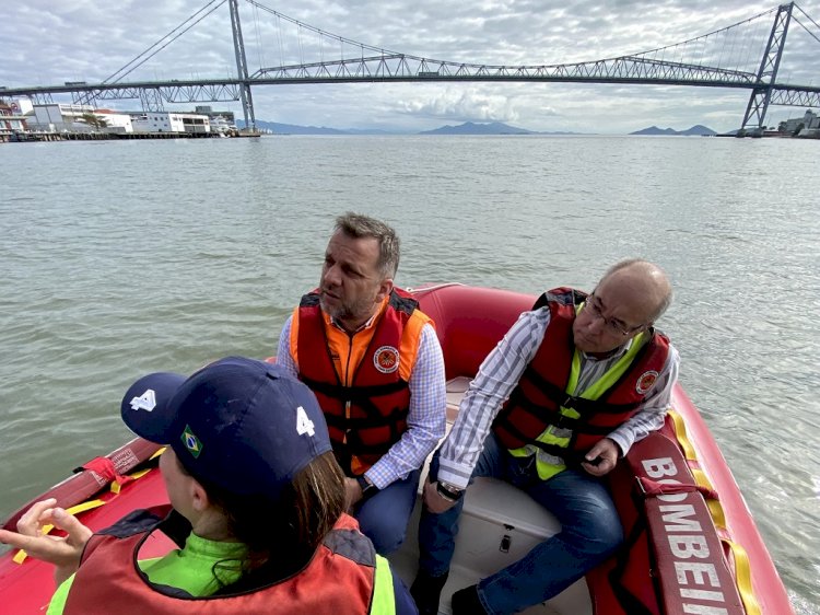 Secretário e engenheiro especializado vistoriam pontes da Capital e confirmam segurança das estruturas apesar do aspecto estético desgastado