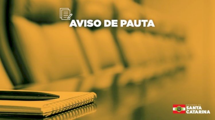 AVISO DE PAUTA: governador anuncia investimentos em Blumenau