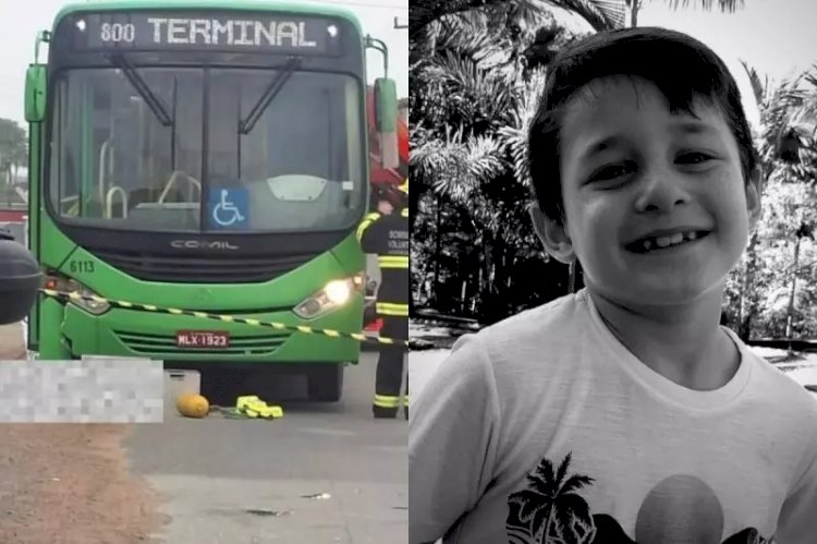 ‘Menino de ouro’: identificada criança que morreu em acidente com ônibus e bicicleta em SC