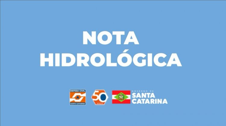 Nota Hidrológica: Defesa Civil alerta para risco de inundação no Alto Vale