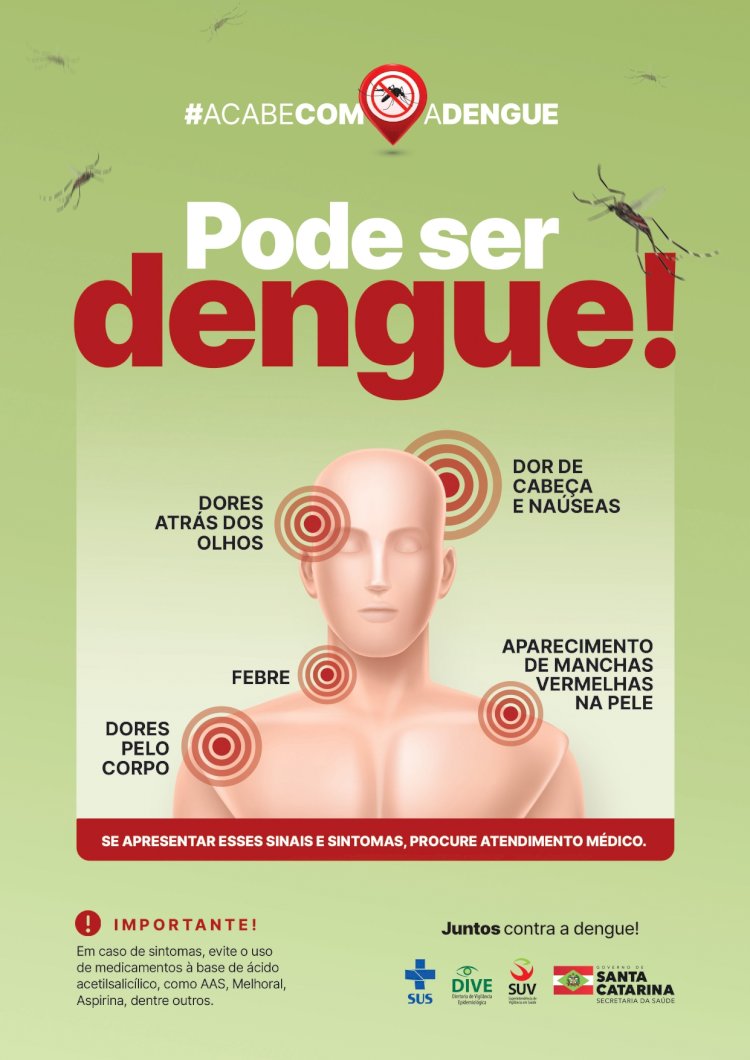 Dengue em SC: com a chegada do verão, prevenção precisa ser reforçada