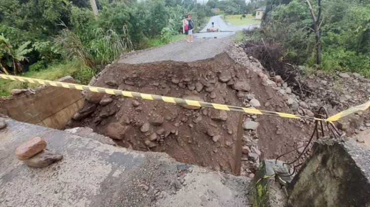 Município de SC registra 235 mm de chuva nos últimos dois dias