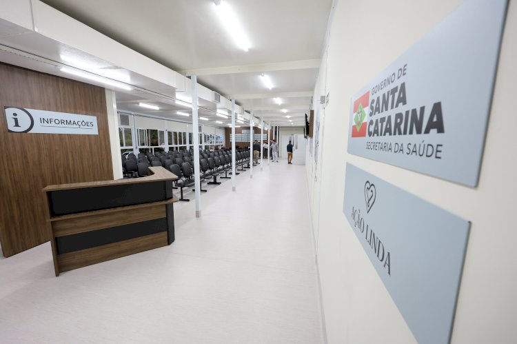 Saúde em Obras: Governo do Estado inaugura nova sala de espera do Hospital Regional de São José