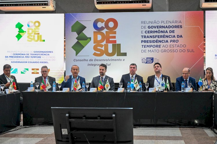 Em posse do Codesul, Jorginho Mello destaca integração das defesas civis para enfrentamento de emergências climáticas