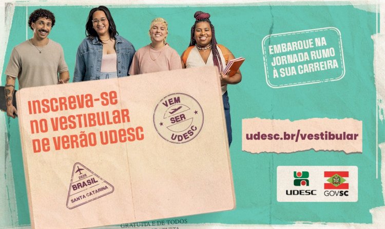 Udesc inicia inscrições para o Vestibular de Verão 2025