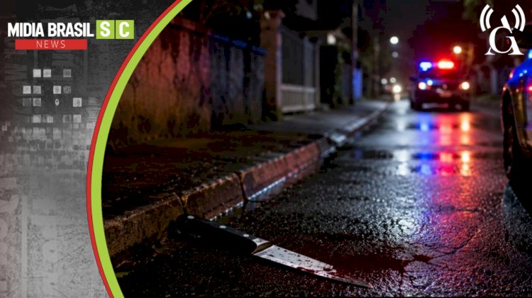 Homem inventa assalto para esconder facadas da esposa em Blumenau