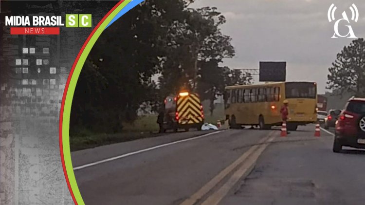 Acidente na BR-280 deixa motociclista morto em Santa Catarina