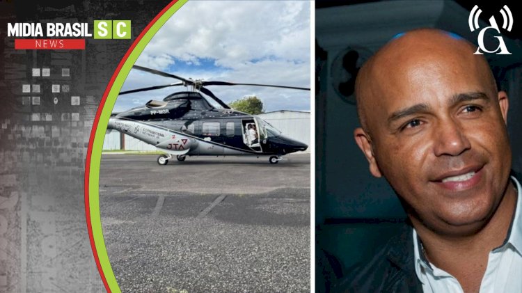 HELICÓPTERO DESAPARECE EM SC; CANTOR RICK ESTARIA A BORDO